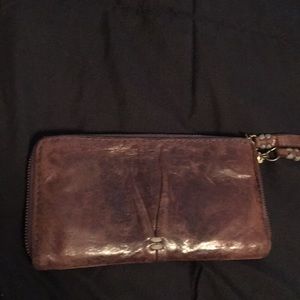 49 Square Mile leather brown wallet